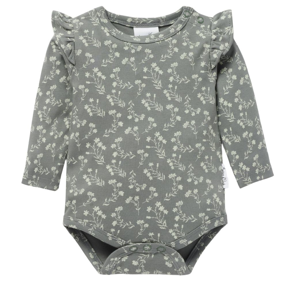 Aster + Oak Mia Floral Flutter Onesie