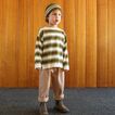 Beanie Striped Pixie Grwn
