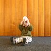 Beanie Striped Pixie Grwn