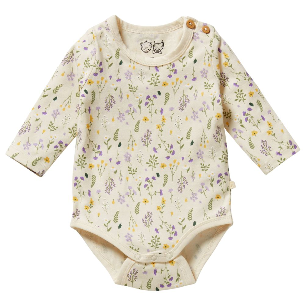 Wilson + Frenchy Bella Floral Organic Bodysuit