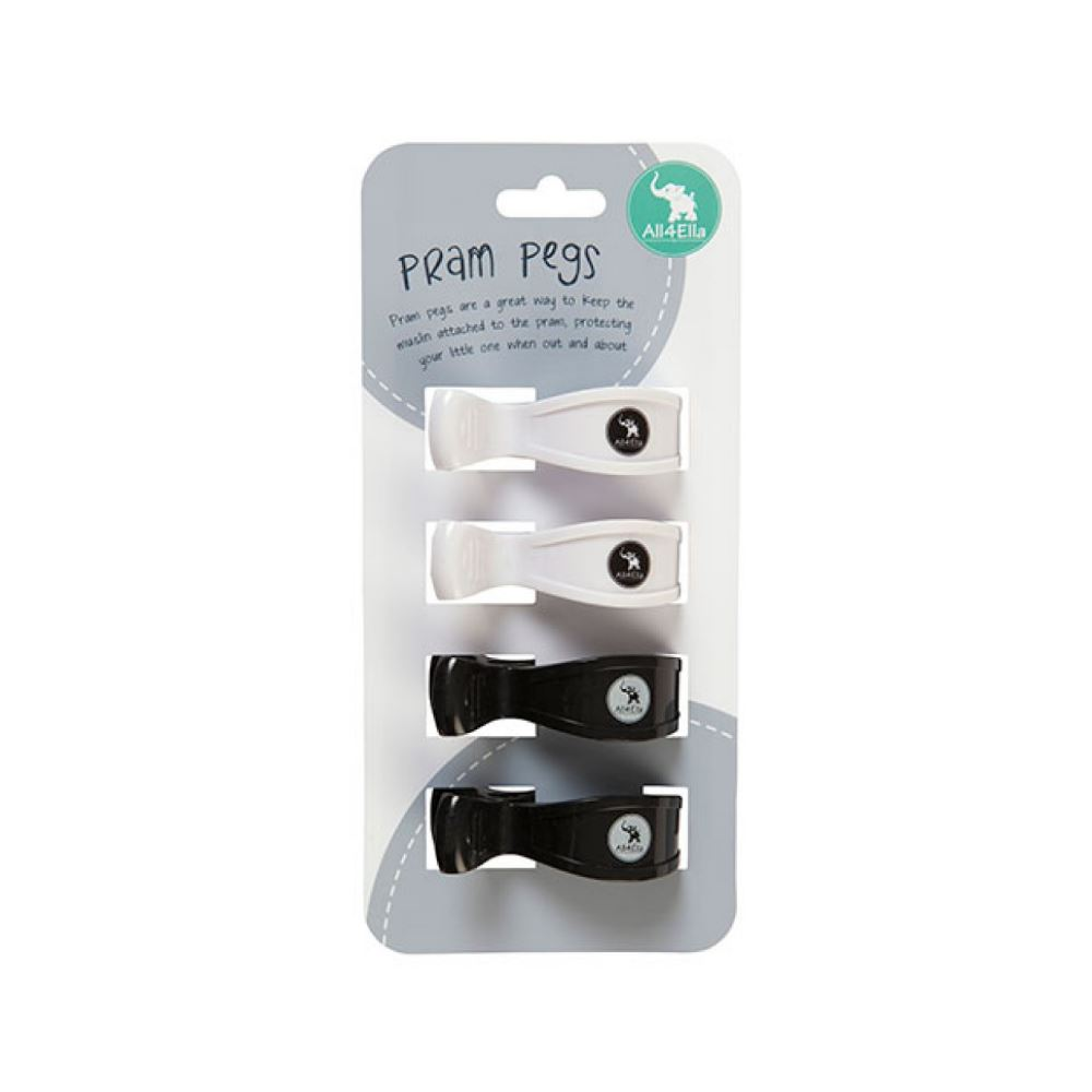 All4Ella Pram Pegs - 4 Pack