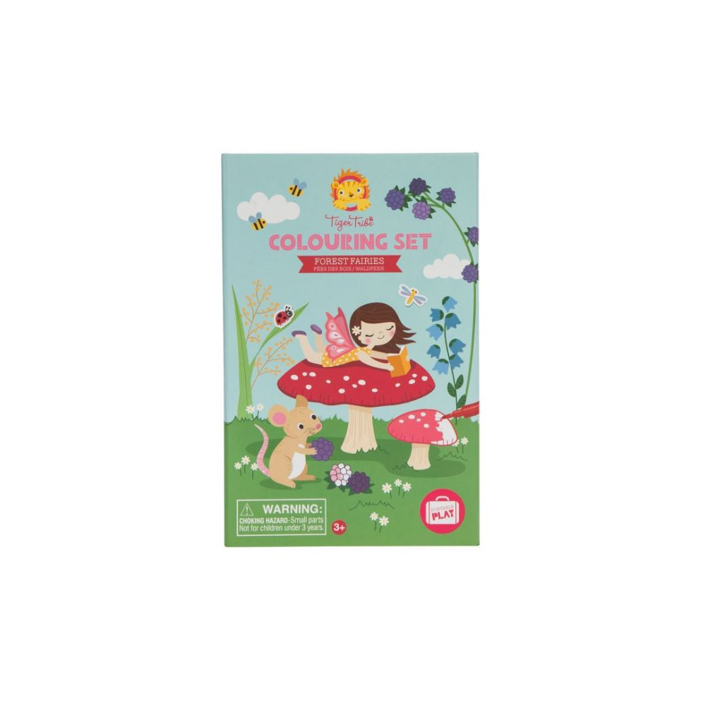 Tiger Tribe Forest Fairies Colouring Set