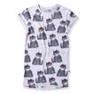 Minti Painted Cats Rolled Up Tee Dress