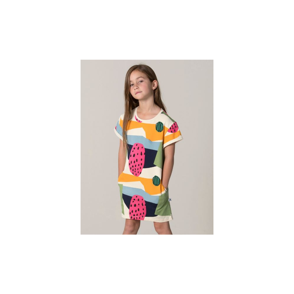 Minti Favourite Colours Rolled Up Tee Dress