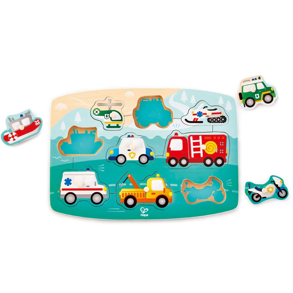 Hape Emergency Peg Puzzle