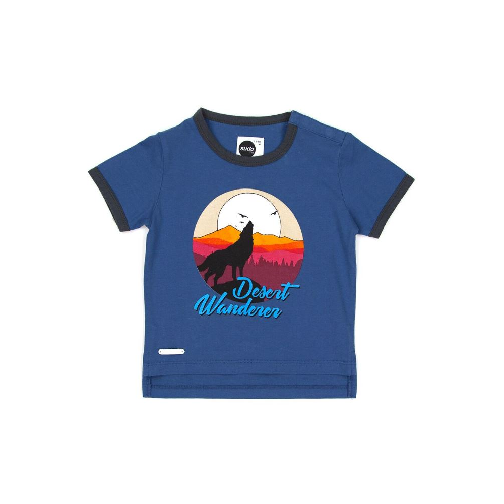 Sudo Mini Sunset Wolf Tee