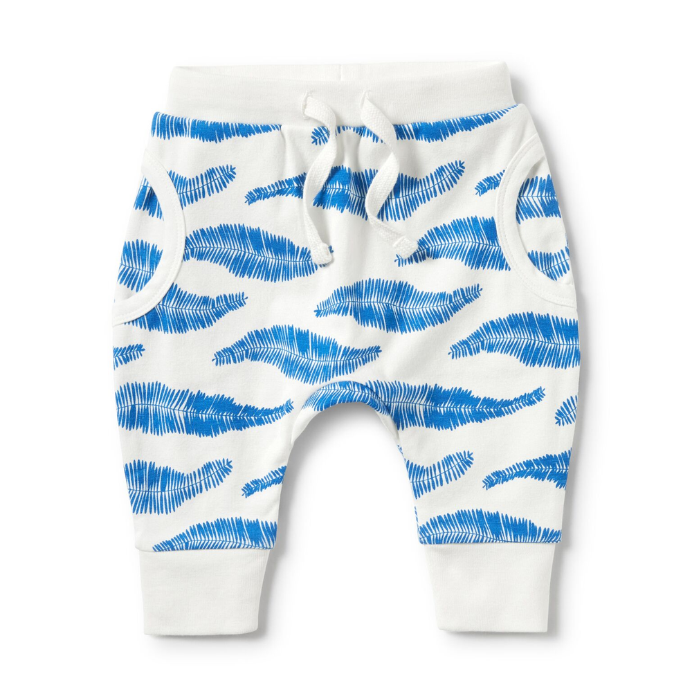 Wilson + Frenchy Jungle Leaf Pocket Slouch Pant