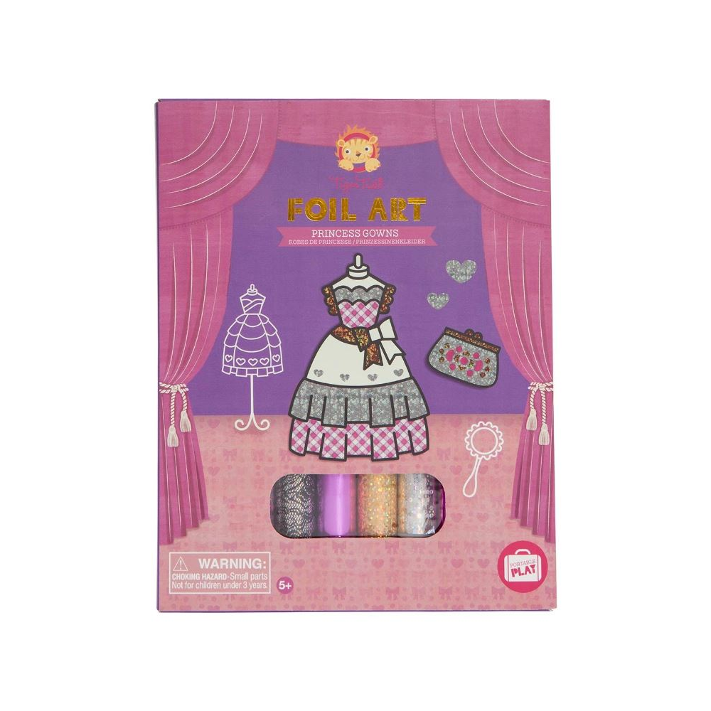 Tiger Tribe Foil Art - Princess Gowns