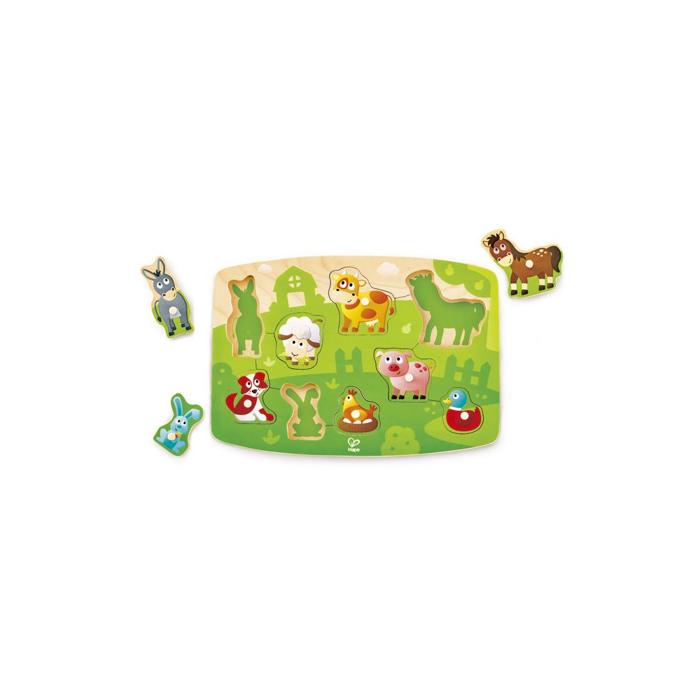 Hape Farmyard Peg Puzzle