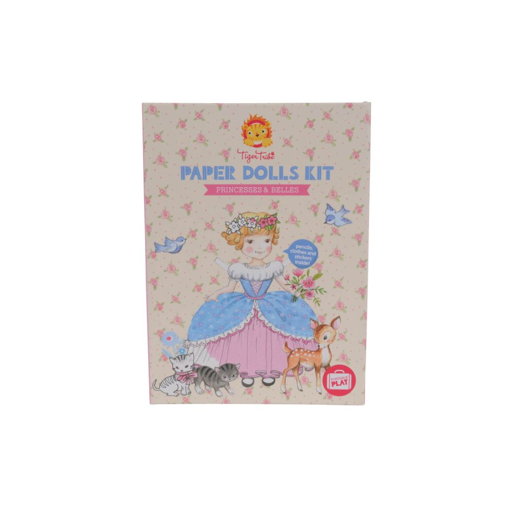 Tiger Tribe Paper Dolls Kit - Princesses & Belles