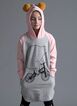 Minti Bear On A Bike Furry Hoodie Dress