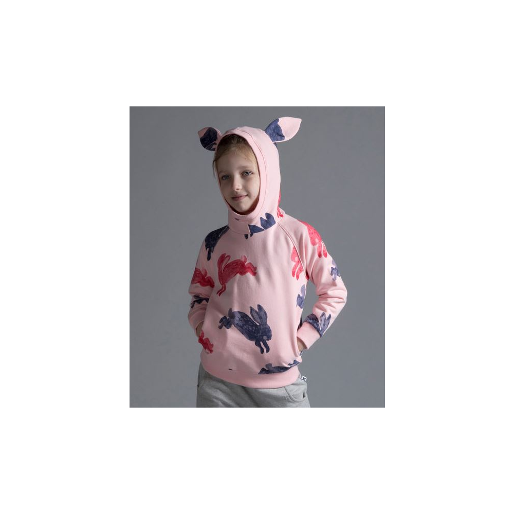 Minti Bouncing Bunnies Furry Hoodie