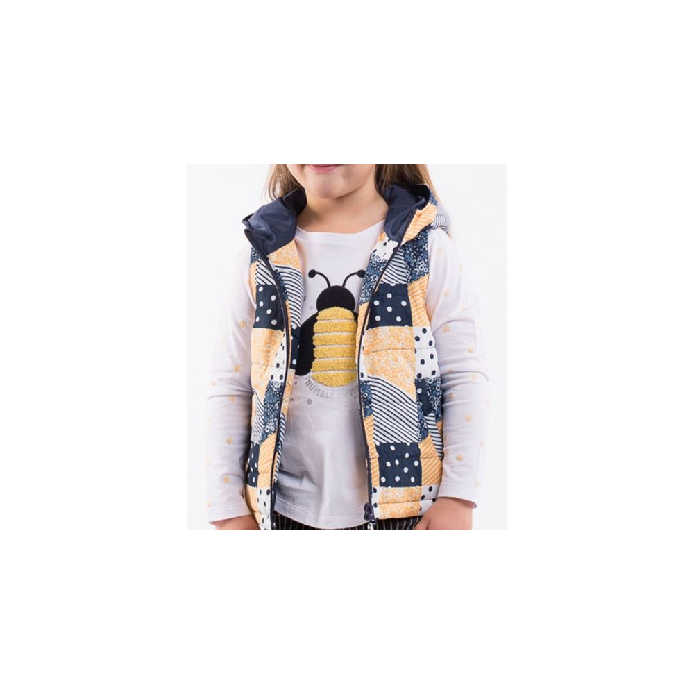 Eve's Sister Patchwork Puffa Vest