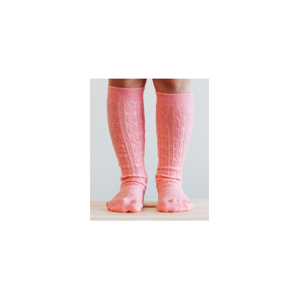Lamington Audrey Cable Merino Knee-High Sock