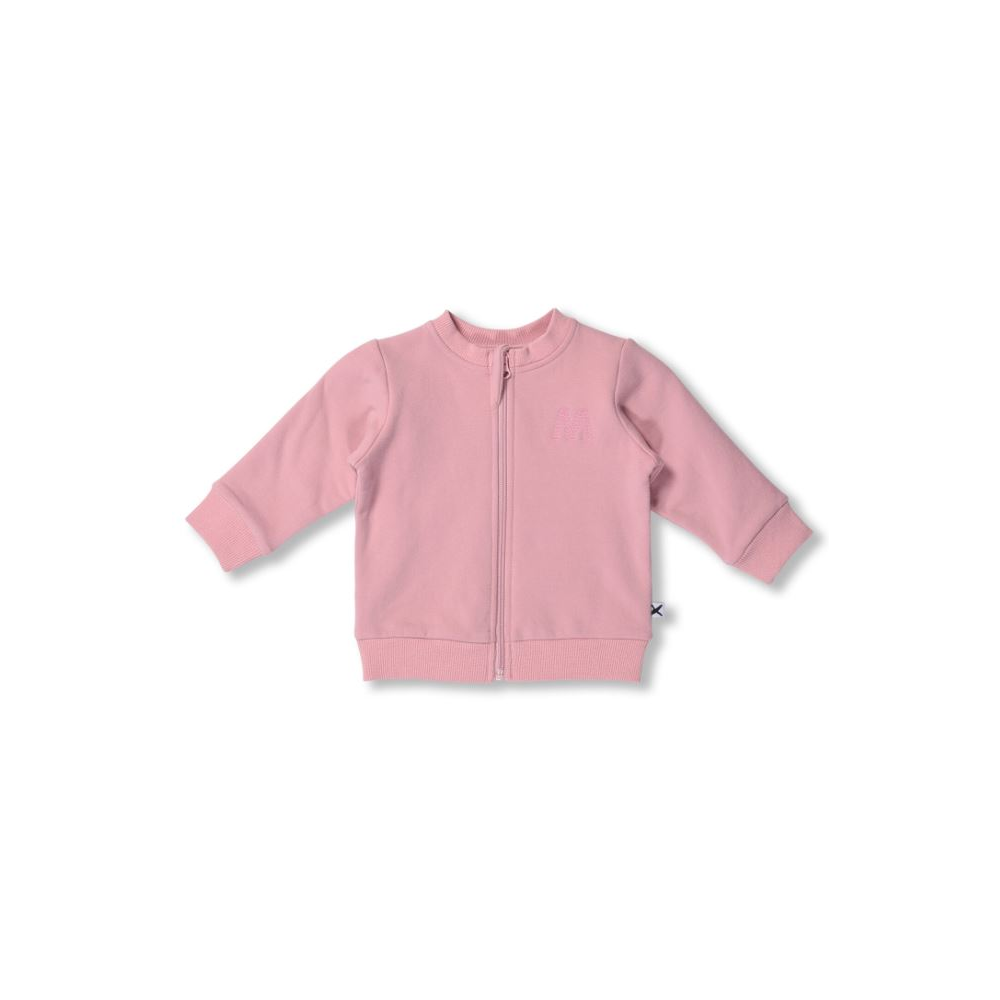 Minti Baby Multiple M Furry Zip Up Crew