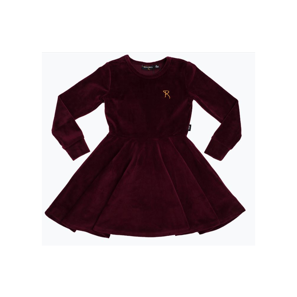 Rock Your Kid Velvet Waisted Dress