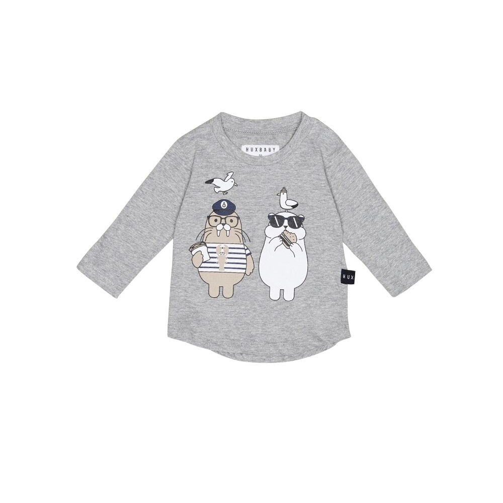 Huxbaby Polar Bear And Walrus Top