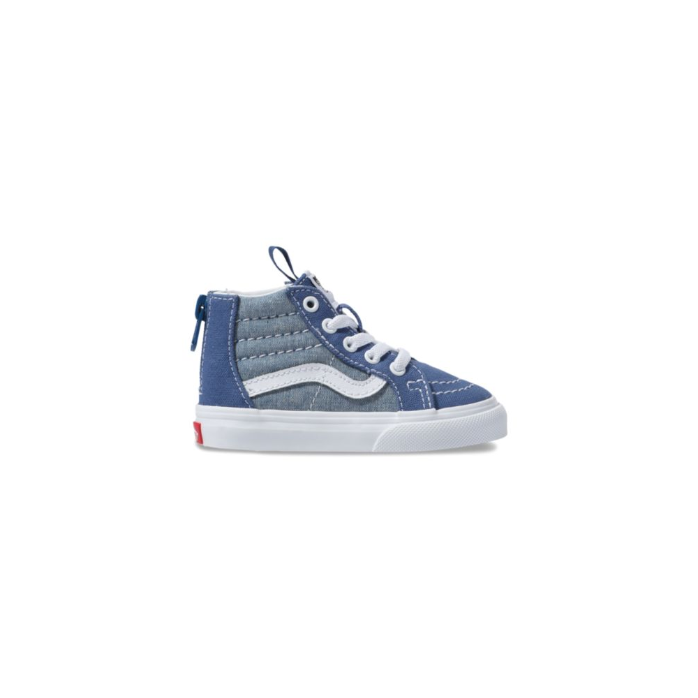 Vans SK8-HI Zip Chambray Boot - Toddler