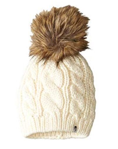 oh mega fur pom beanie