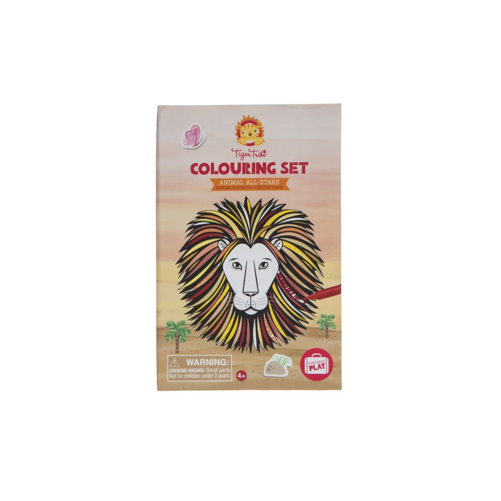 Tiger Tribe Colouring Set - Animal All-Stars