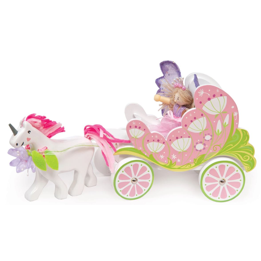 Le Toy Van Fairy Carriage + Unicorn