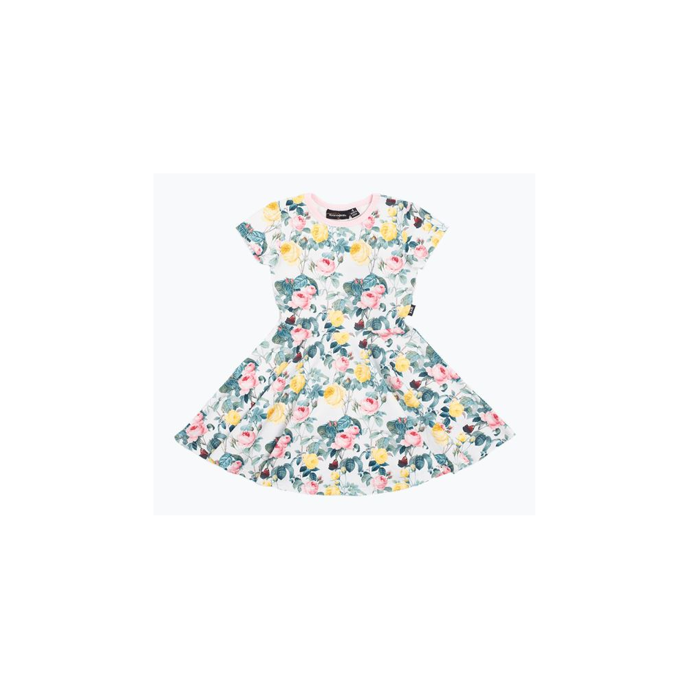 Rock Your Kid A Rose Is A Rose Waisted Dress