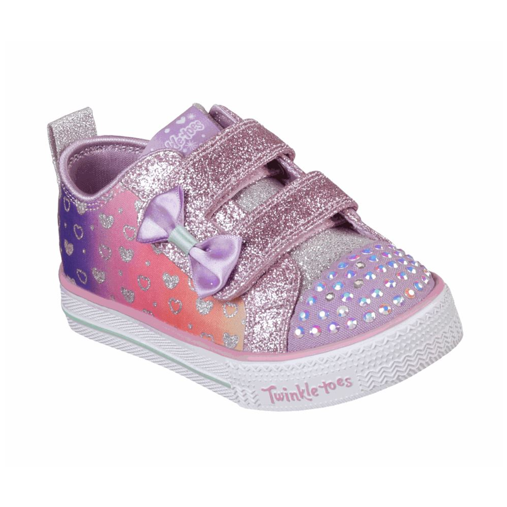 Skechers Shuffle Lite Sparkly Hearts - Toddler