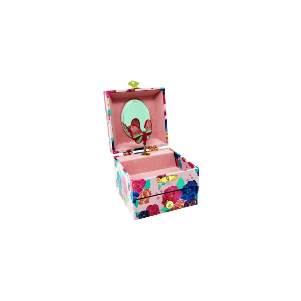 Pink Poppy My Darling Small Music Box