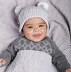 Jujo Baby Heart Cable Blanket