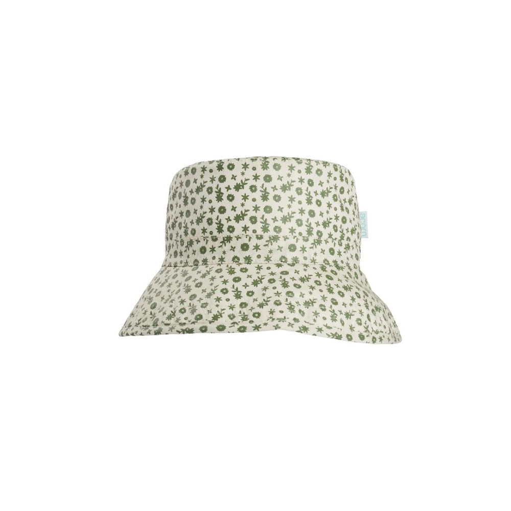 Acorn Olive Floral Bucket Hat