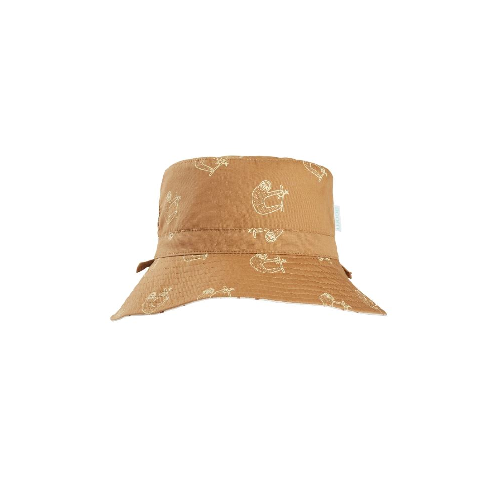 Acorn Sloth Reversible Bucket Hat