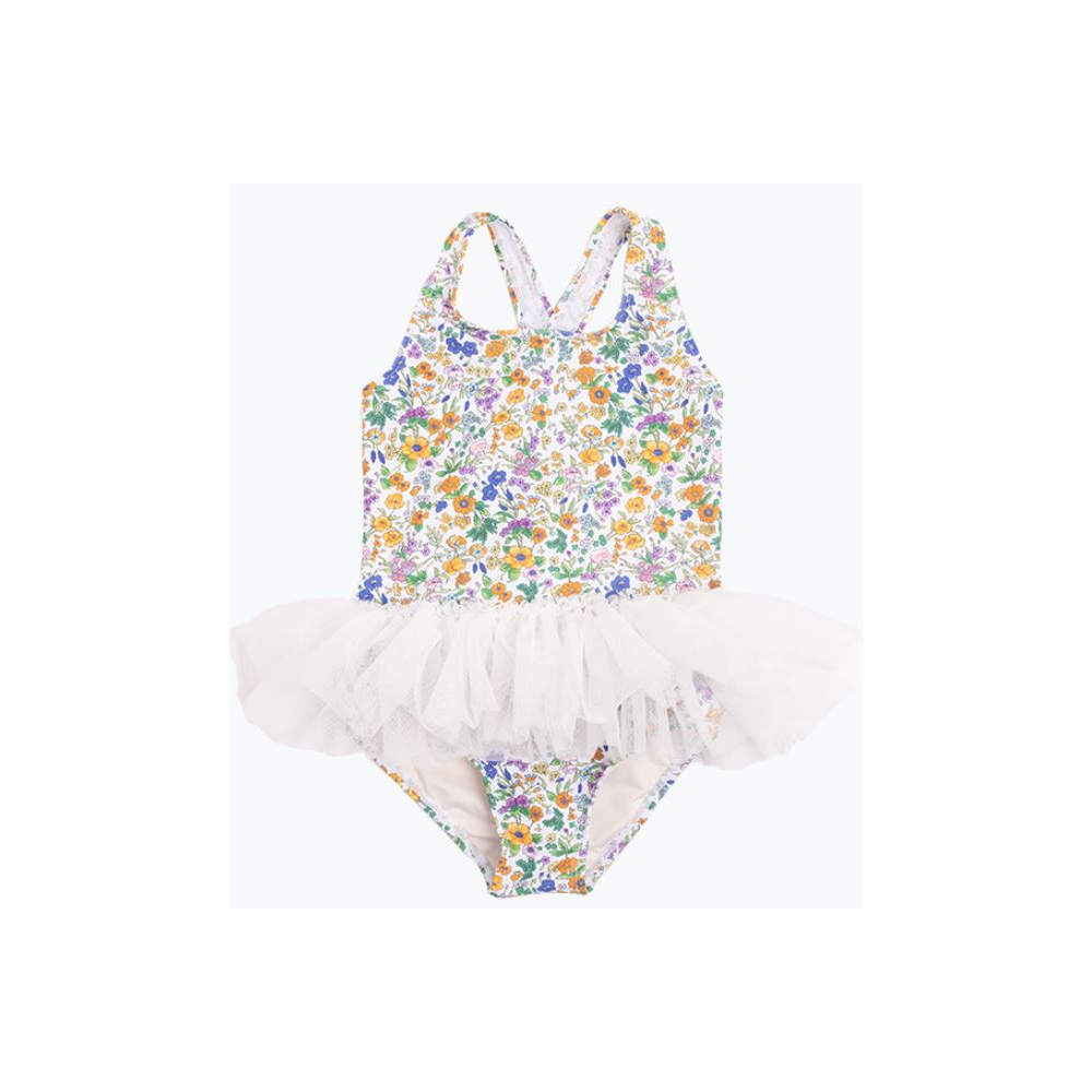 Rock Your Kid Spring Florals Tulle Swimsuit
