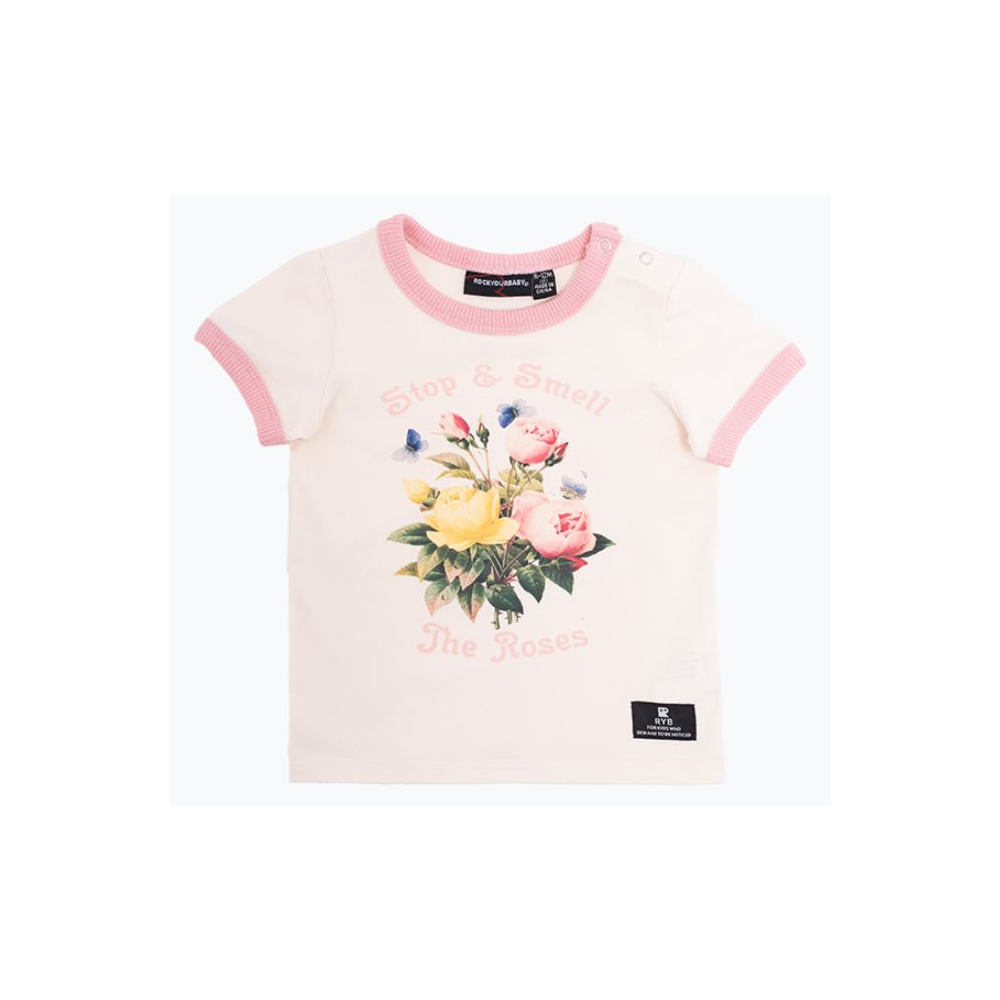 Rock Your Baby Smell The Roses Tee