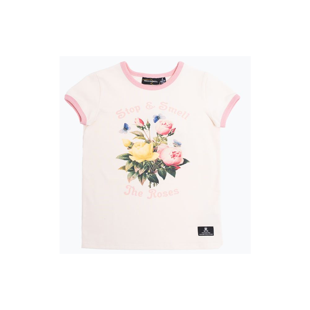 Rock Your Kid Smell The Roses Tee