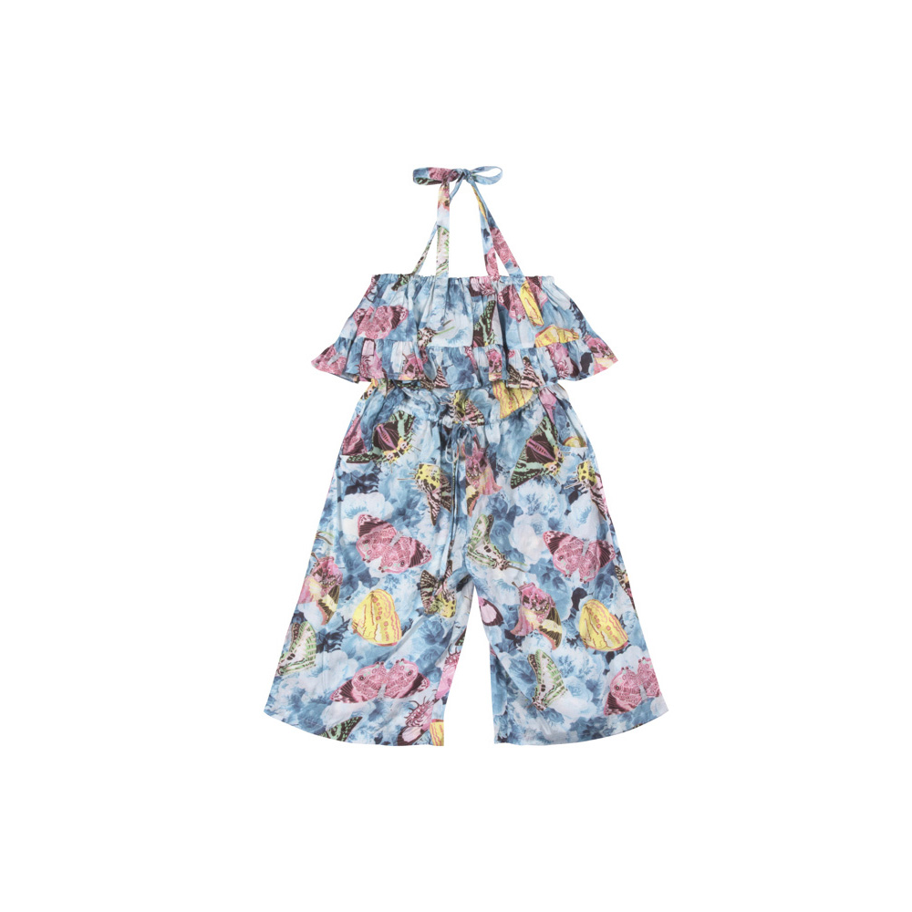 Paper Wings Frilled 3/4 Romper