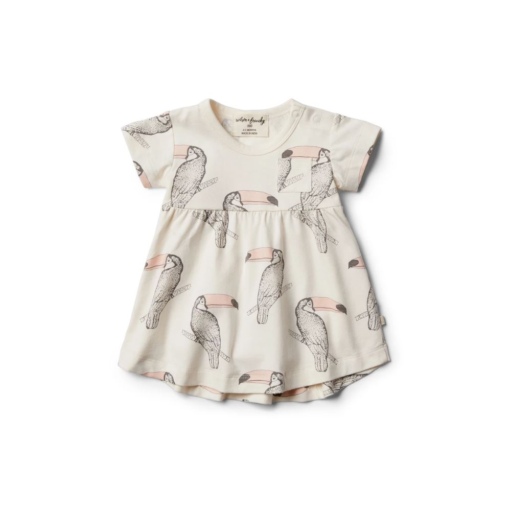 Wilson + Frenchy Organic Tutu Toucan Dress