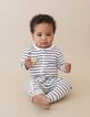 Huxbaby Stripe Zip Romper