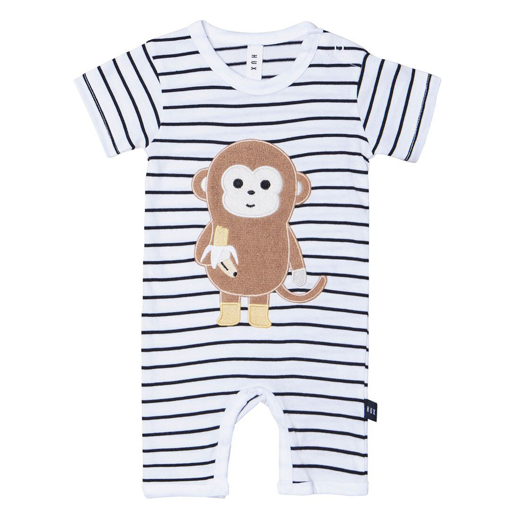 Huxbaby Monkey Short Romper