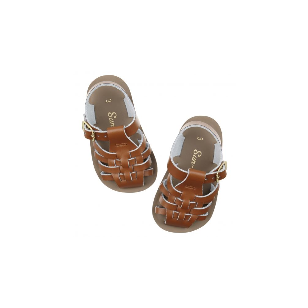 salt water sandals sailor tan