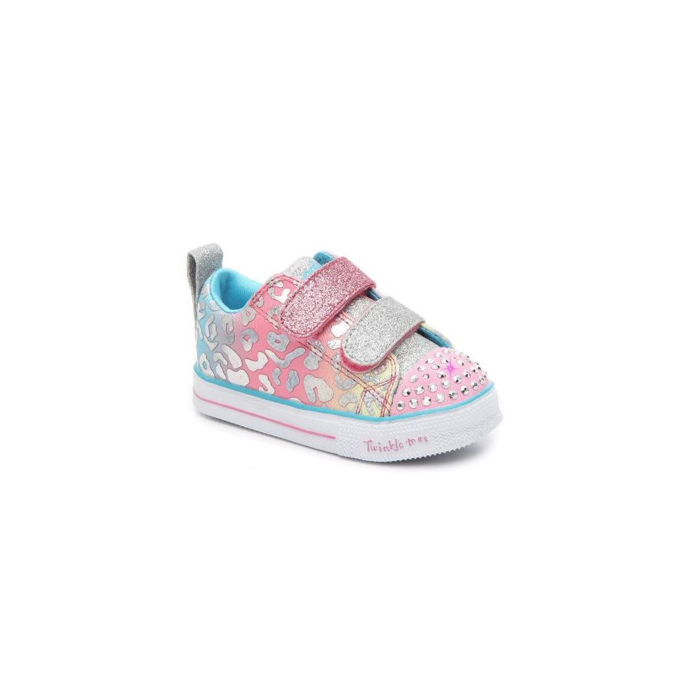 Skechers Shuffle Lite Leopard Cutie Shoe - Toddler