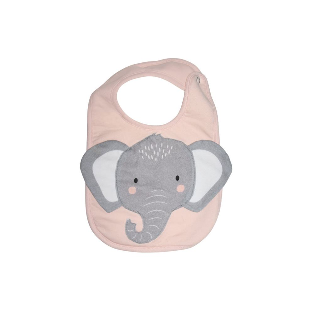 Mister Fly Pink Elephant Bib