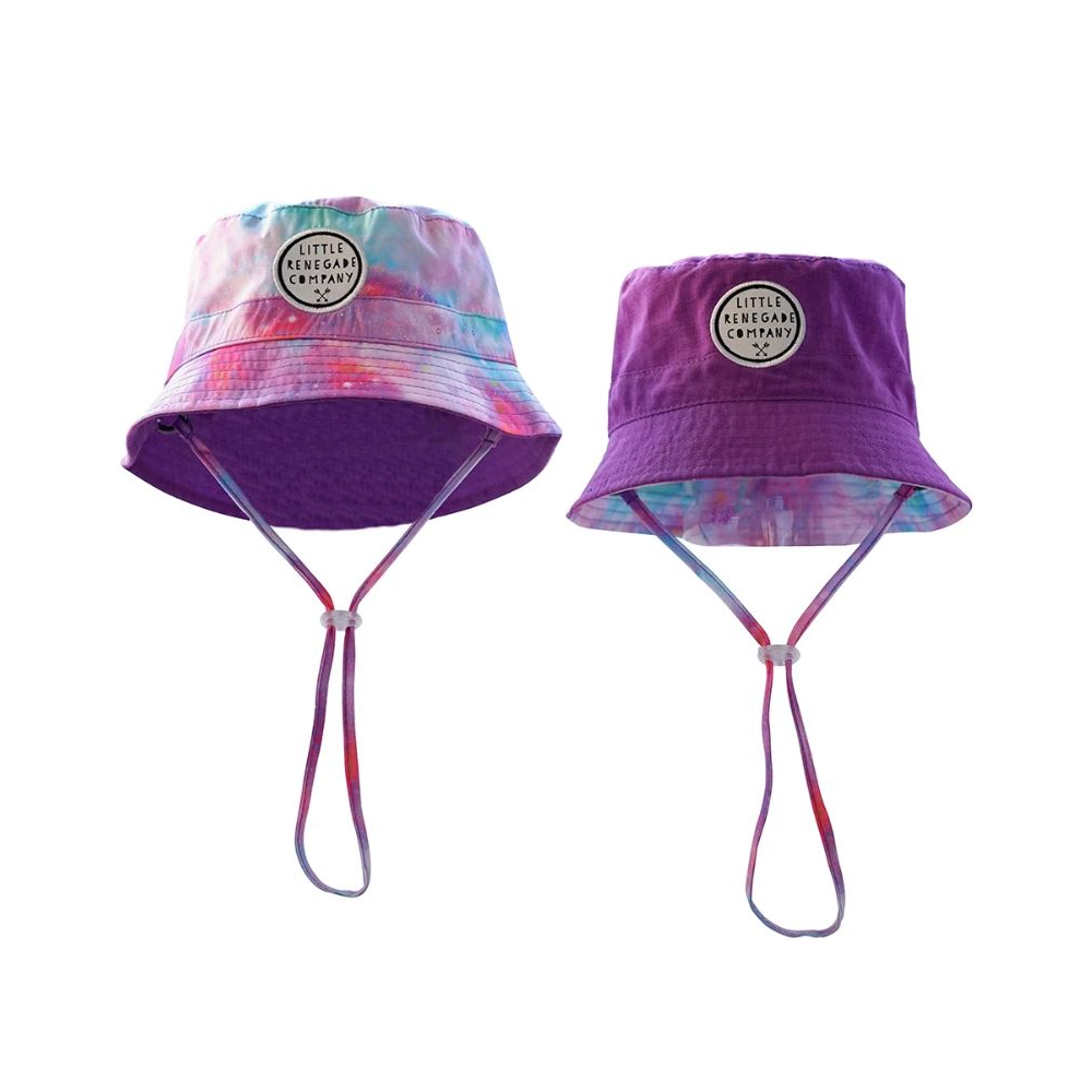 Little Renegade Company Reversible Cotton Candy Bucket Hat