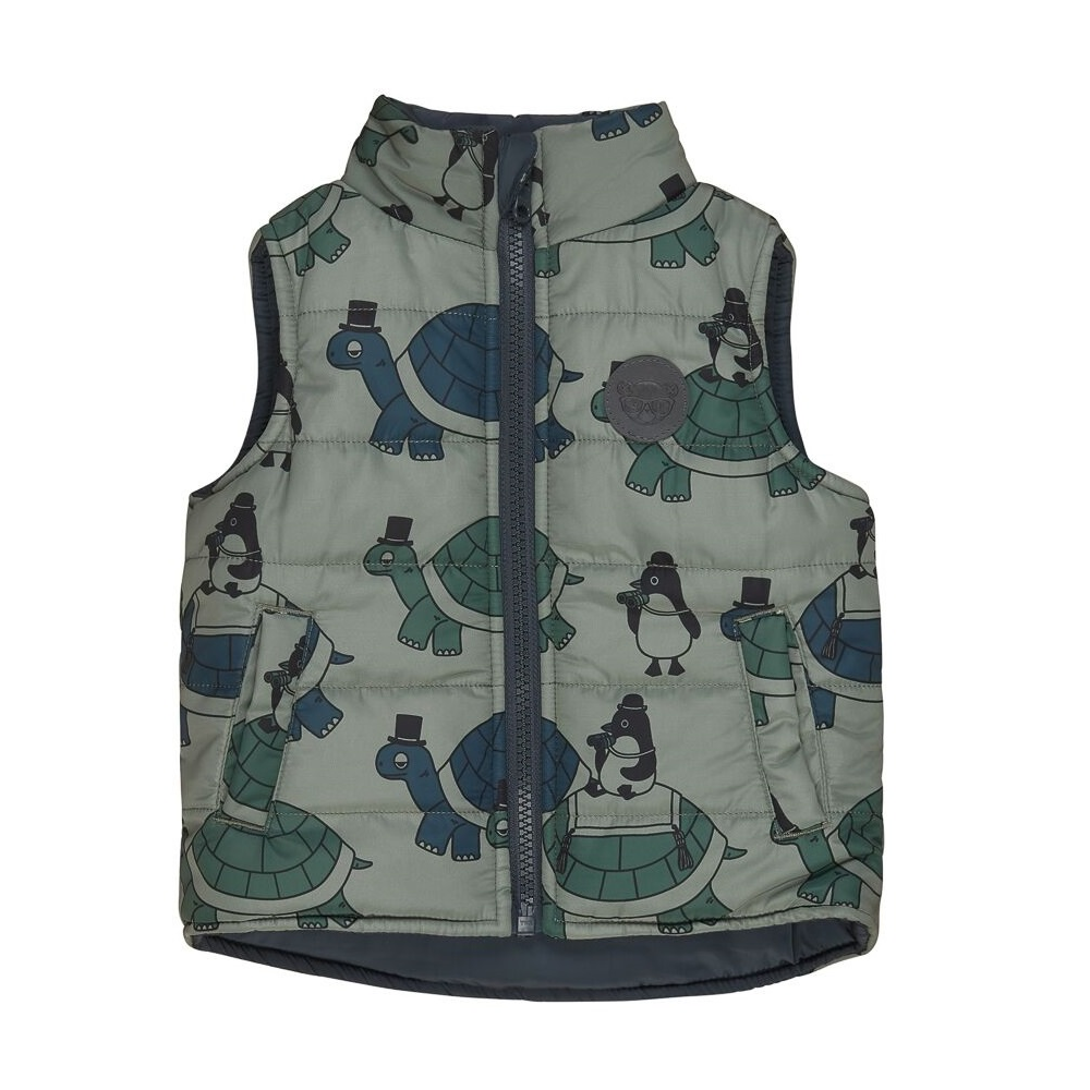 Huxbaby Turtle Tour Reversible Vest