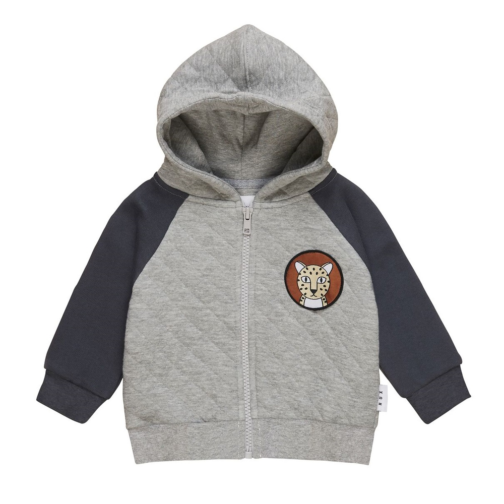 Huxbaby Quilted Hoodie - Boys Jumpers | Rockies NZ - Huxbaby 02282072 W20