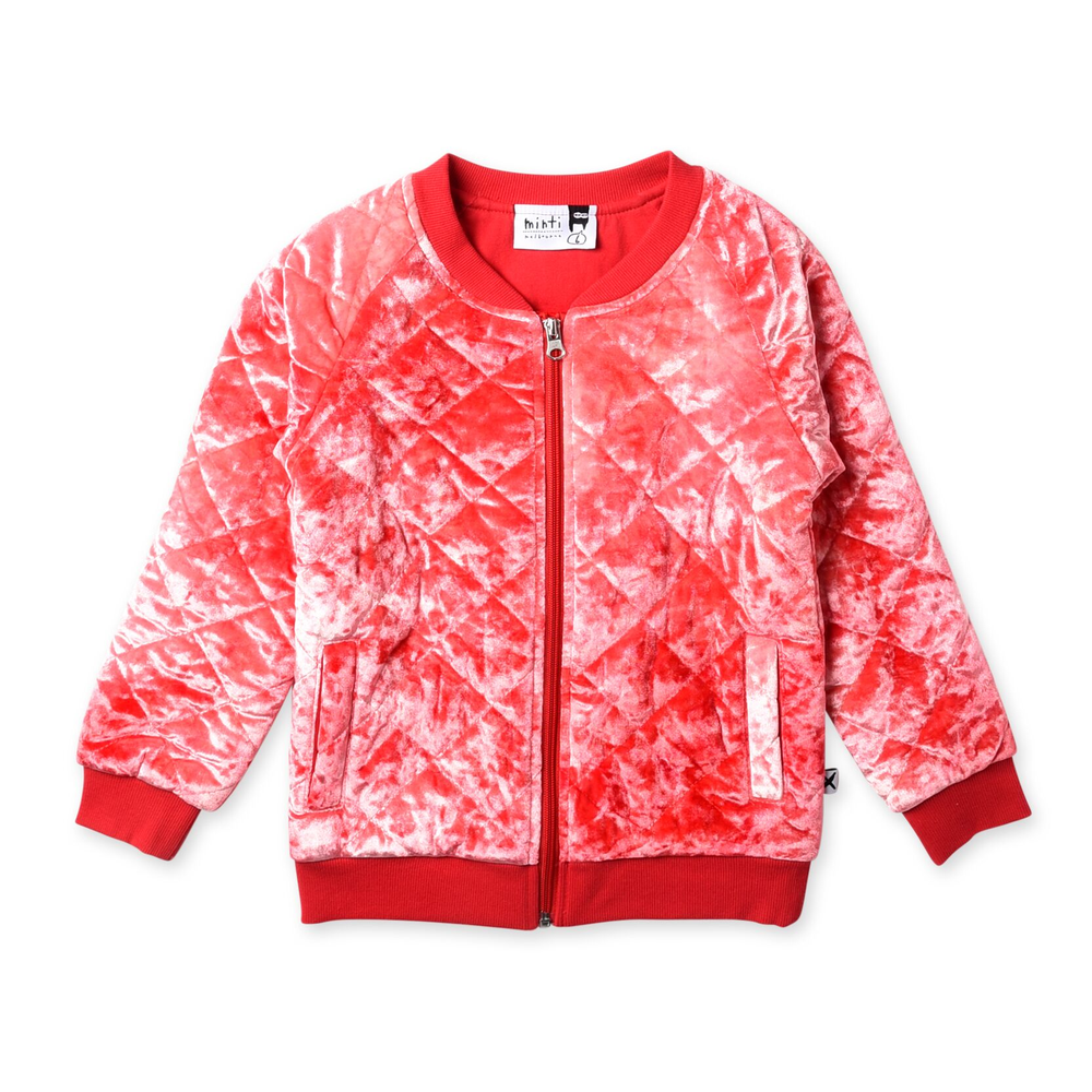 Minti Velvet Quilted Bomber Jacket