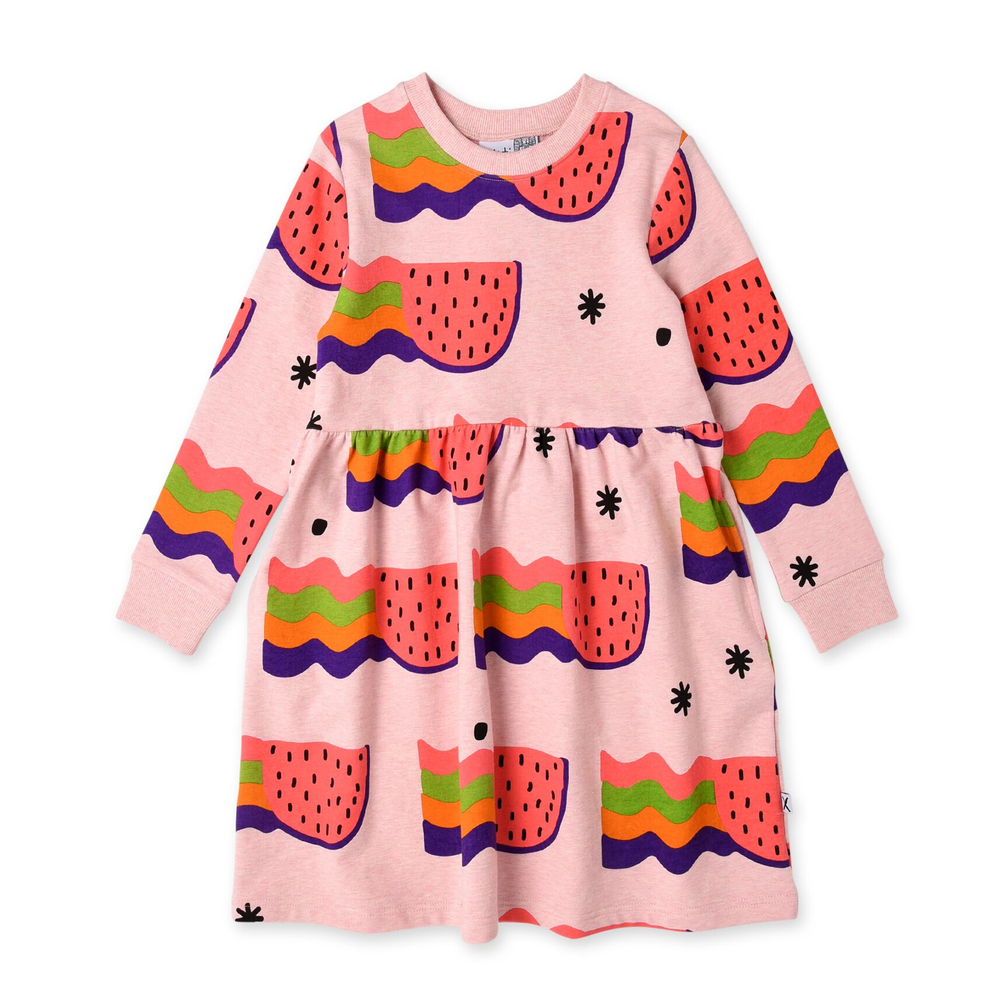 Minti Watermelon Rainbows Sweater Dress