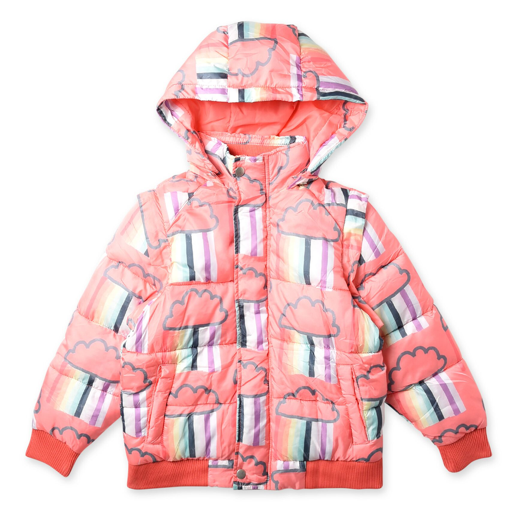 Minti Raining Rainbows Ultimate Puffa Jacket