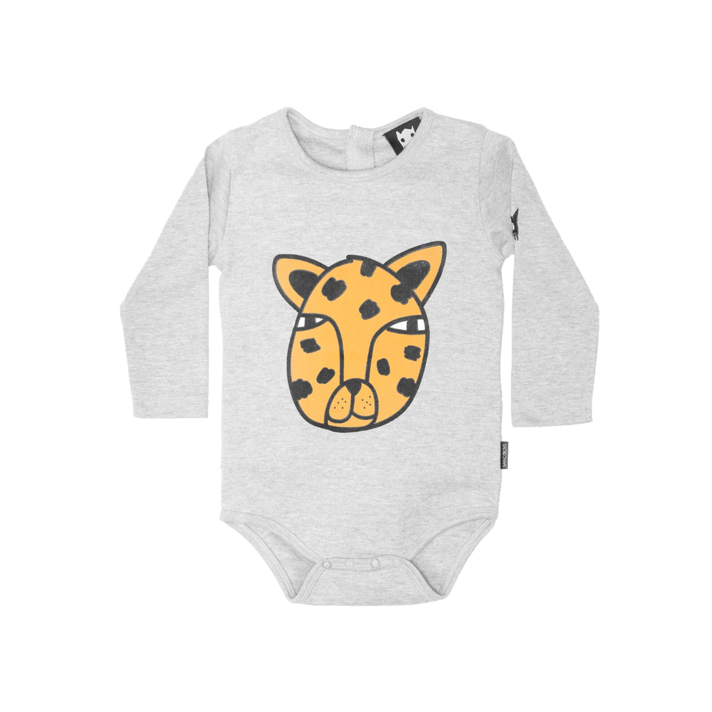 Band of Boys Organic Cat Faces Bodysuit