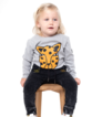 Band of Boys Organic Cat Faces Bodysuit