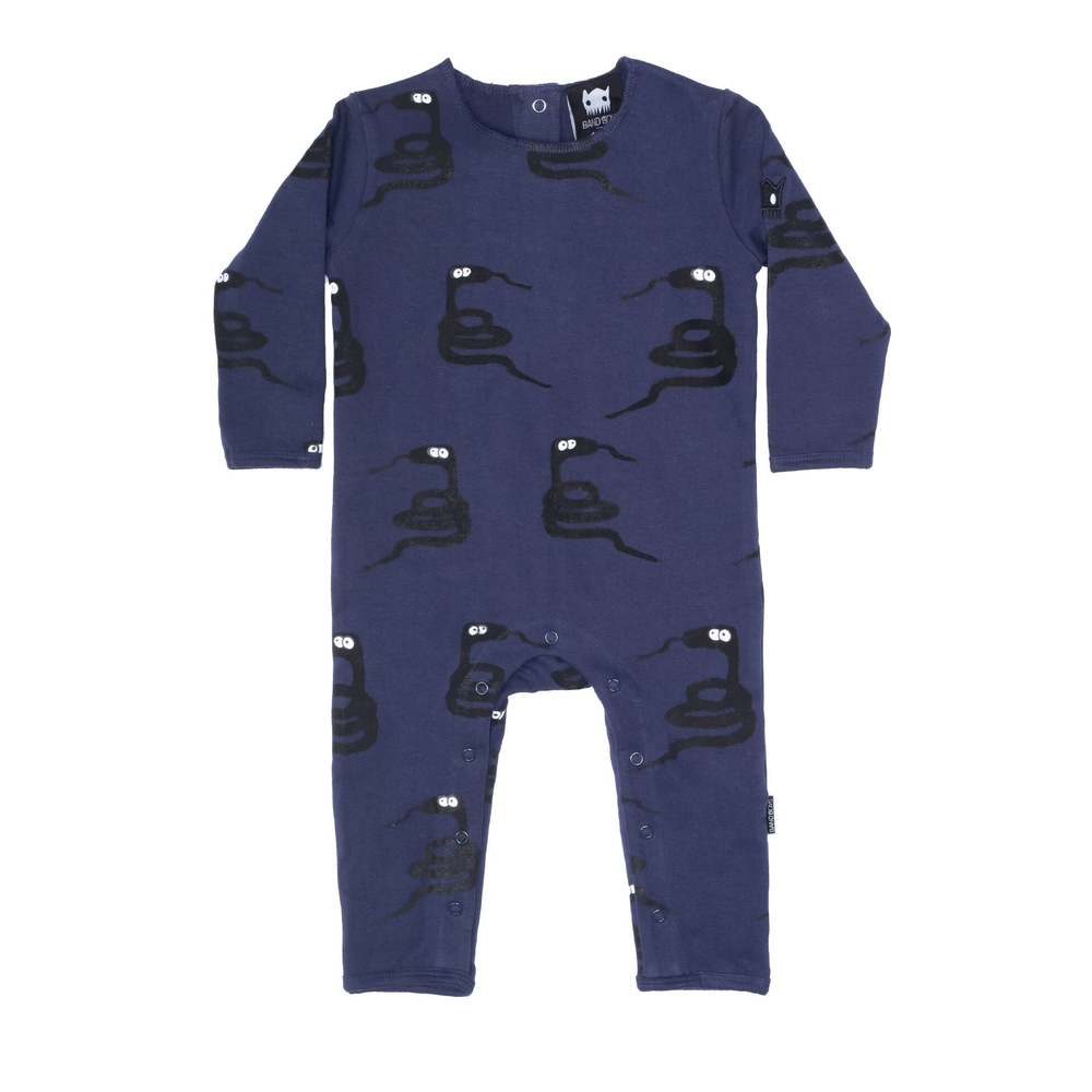 Band of Boys Organic Furry Snake Fleece Romper